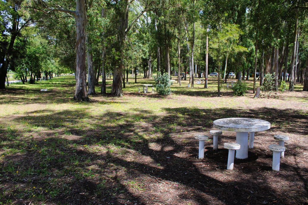 Space for recreation and relaxation. Park in Beja, Portugal.