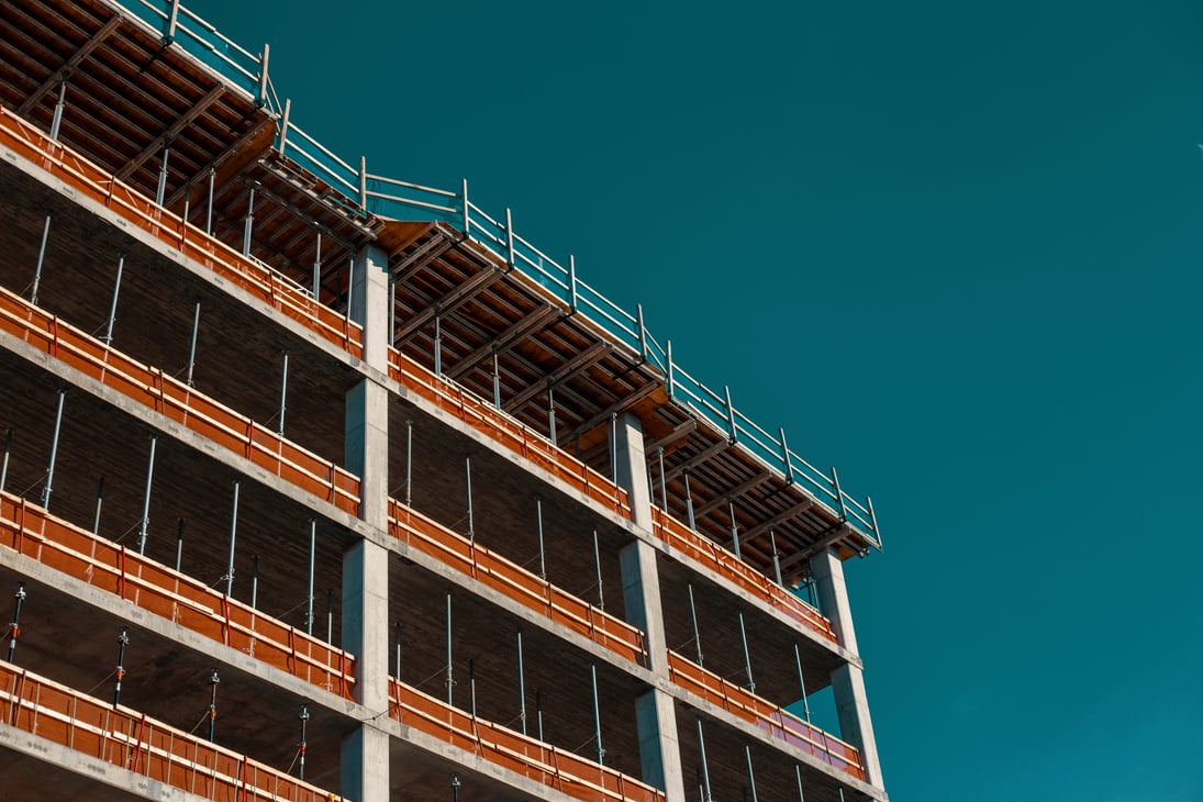 Gray and Orange Concrete Building